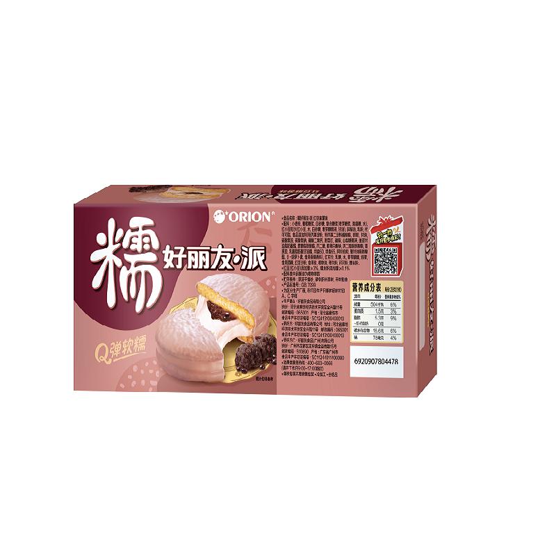 糯好丽友派红豆麻薯味6p168g