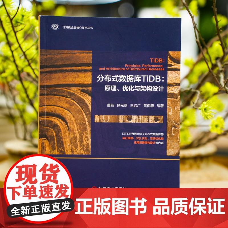 正版 分布式数据库TiDB:原理、优化与架构设计 董菲 TiDB数据库原厂教程 分布式数据库 数据库系统 机械工业出高清大图