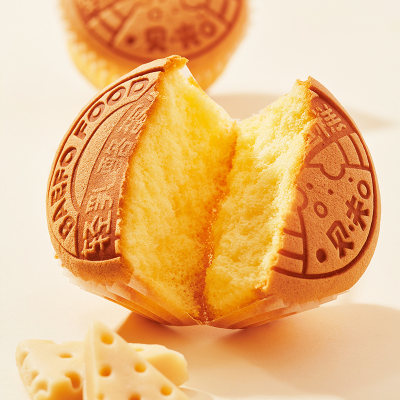 贝夫(BAEFO) 轻乳酪 蛋糕350克*1箱(6-7枚)
