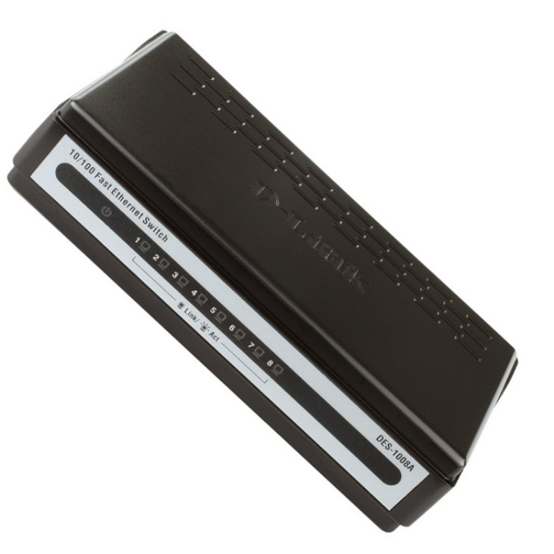 D-LINK 交换机 DES-1008A 100Mbps 8个端口