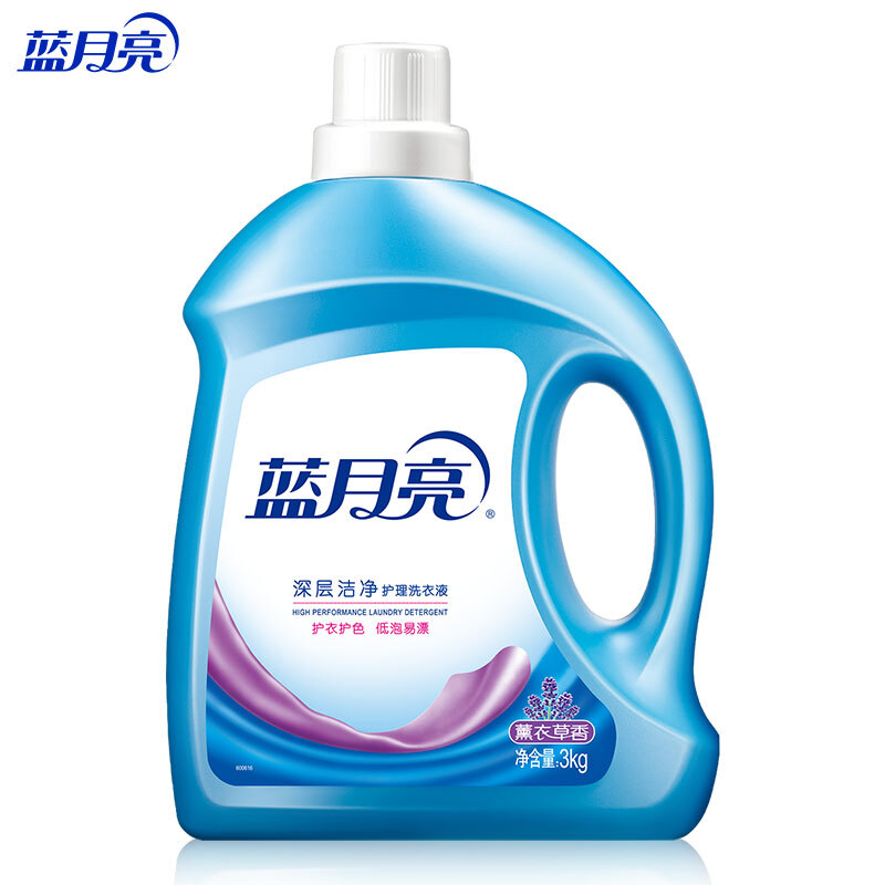 蓝月亮深层洁净洗衣液 薰衣草香 3kg*1瓶