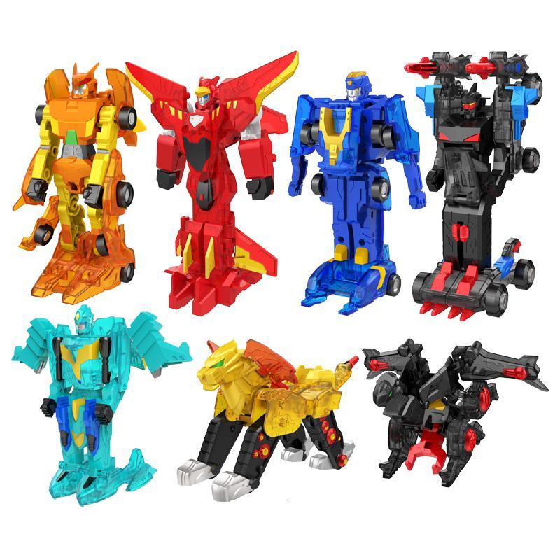 三宝爆速合体玩具雷域天魔天威金狮王海皇黑鹰威甲翎空变形机器人天威