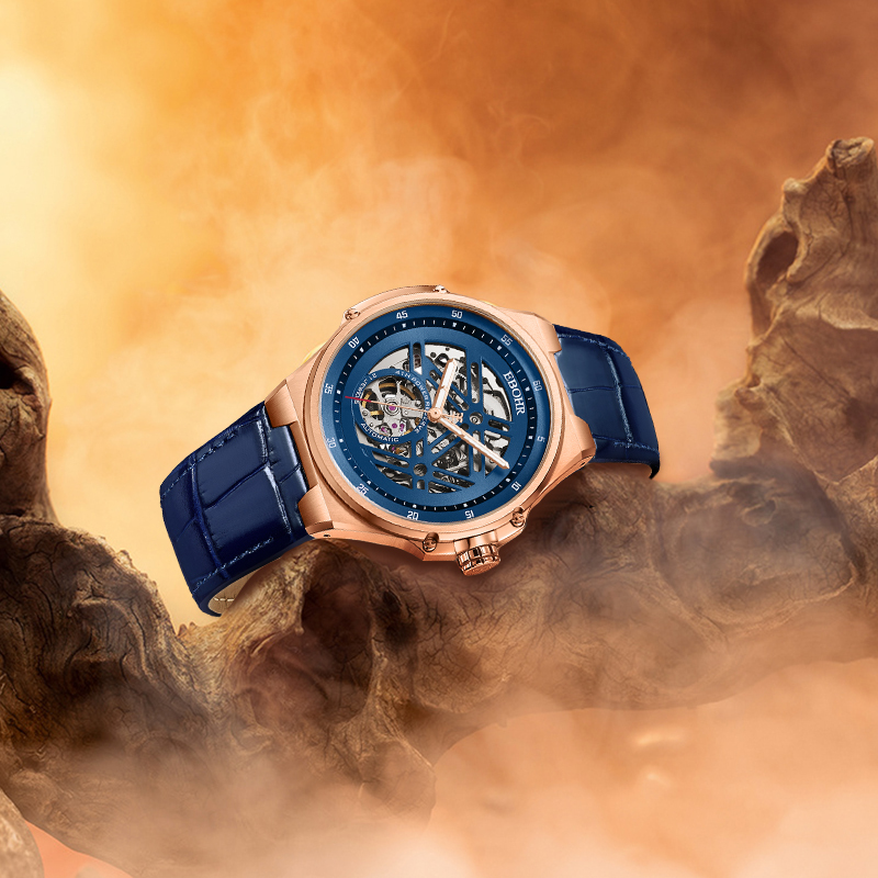 依波表(ebohr)探索者系列时尚镂空专柜同款自动机械表男表2101