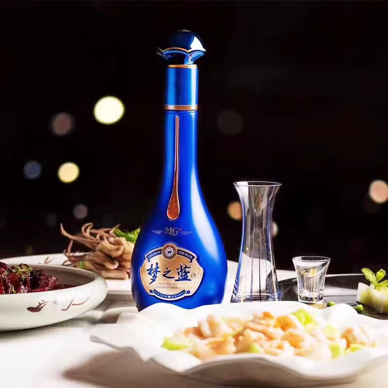 洋河(YangHe)蓝色经典 梦之蓝M6+ 40.8度550mL 2瓶装 双瓶高清大图