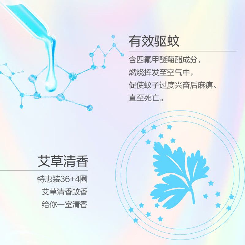 榄菊蚊香盘香系列 40圈*3筒艾草香型蚊香盘基孔肯雅热驱蚊防蚊黑蚊香盘香图片