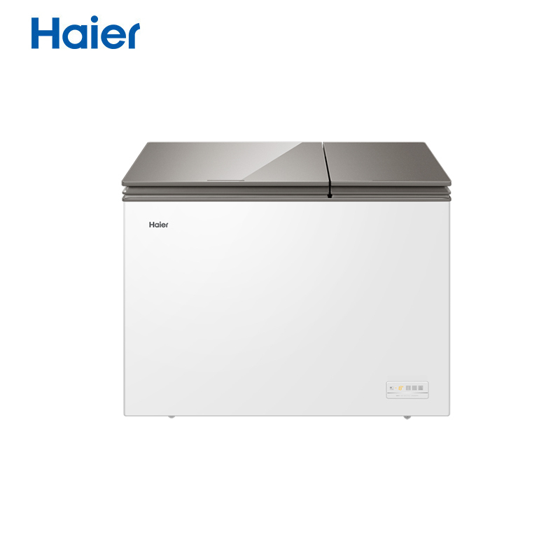 海尔(Haier) 卧式冷柜 212升容量 一级能效 电子控温 直冷定频 家用双温冰柜 FCD-212XER高清大图