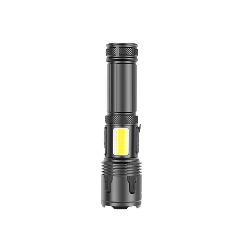 苏识 p70 18650锂电池 铝合金强光手电筒 (计价单位:个) 黑高清大图