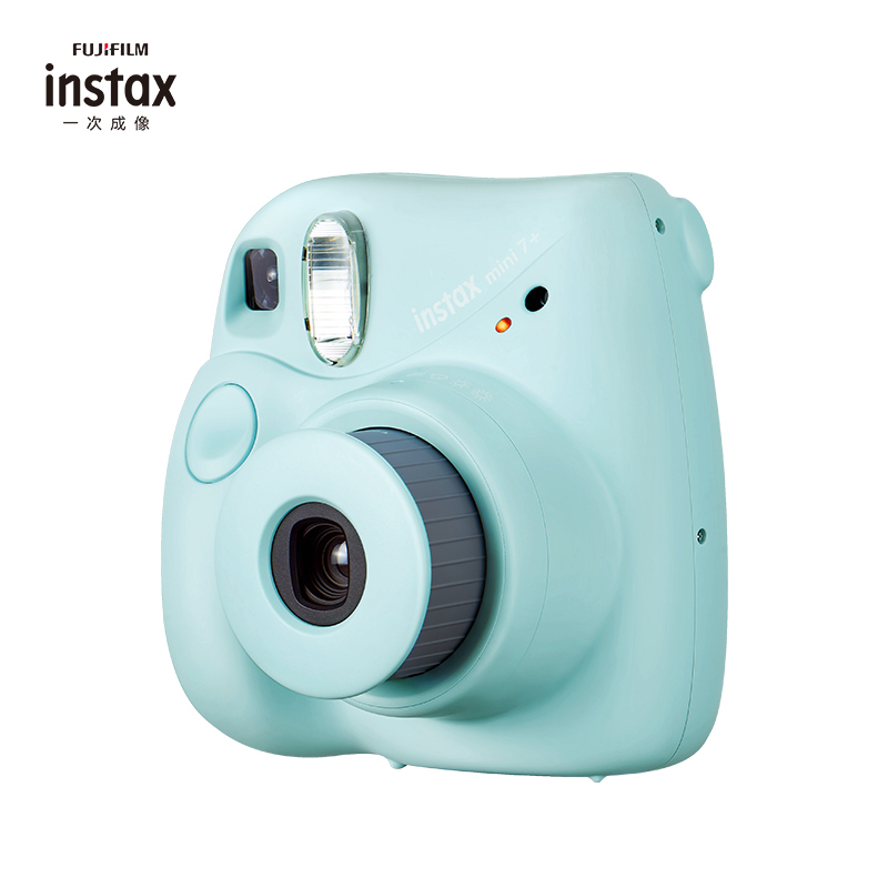 富士(FUJIFILM)INSTAX 立拍立得 胶片相机 入门款 mini7+ 蓝色 单机标配