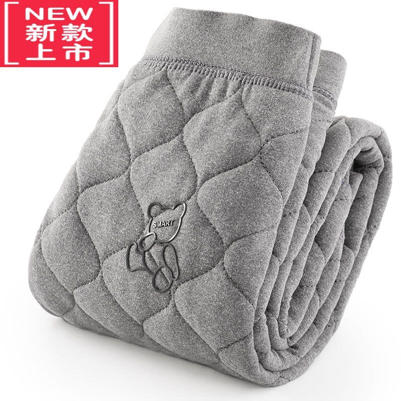 可莉允儿童保暖裤女童加绒裤子男童加厚打底裤大童宝宝棉裤内穿夹棉秋裤图片