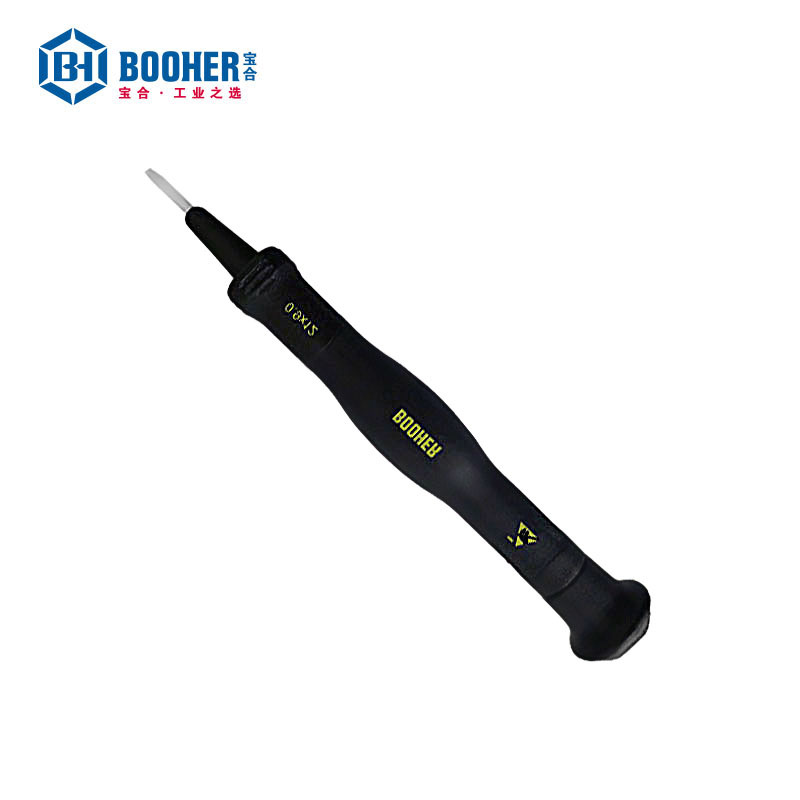 宝合(BOOHER)防静电陶瓷头一字精密螺丝批0.9x12MM YX