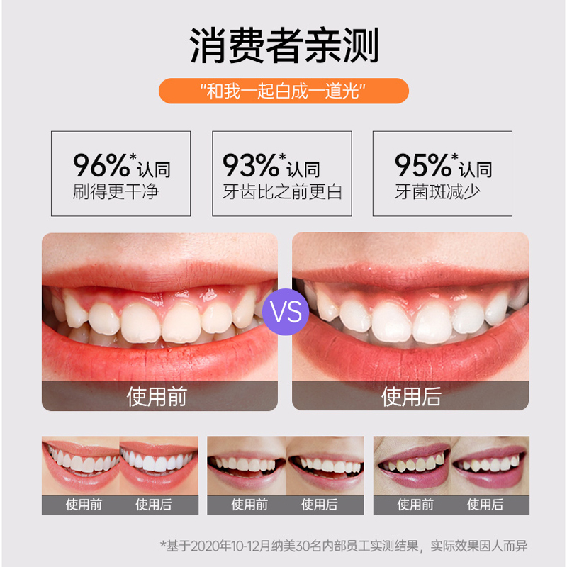纳美小苏打牙膏专研护齿益生菌莓果薄荷清新口气新品正品120g