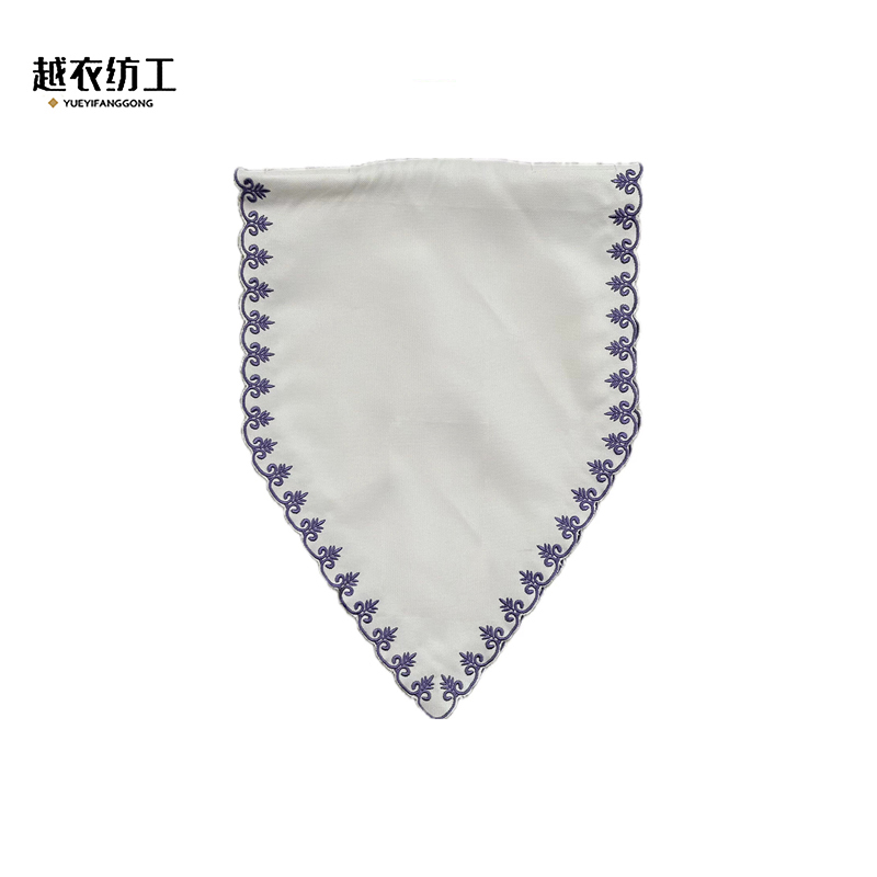 越衣纺工 头枕巾 25*70cm 块高清大图