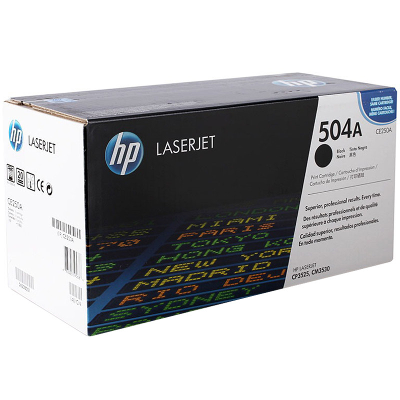 惠普（HP）CE250A 504A 黑色硒鼓高清大图