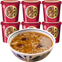 海福盛红枣桂圆粥6杯装营养冲泡速溶即食品粥米夜宵早餐代餐方便速食八宝粥
