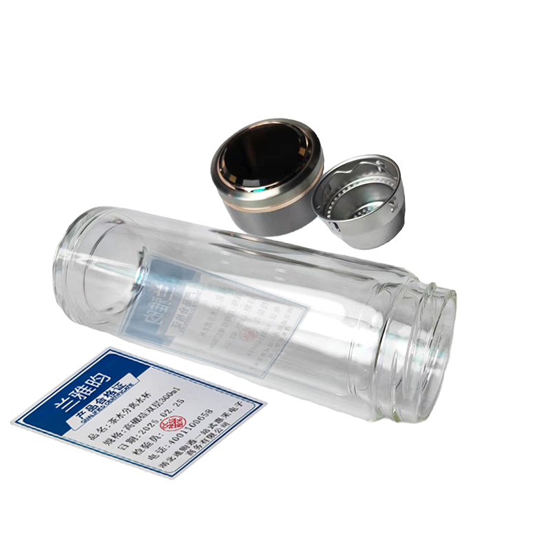 兰雅昀 茶水分离水杯 高硼硅双层300ml 个高清大图