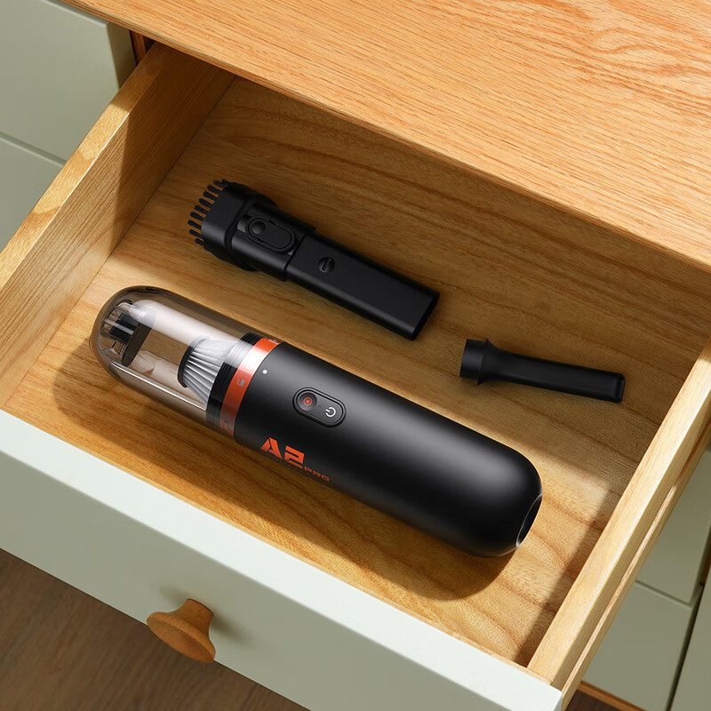 倍思(Baseus) 车载吸尘器无线手持吸尘器大吸力汽车家用大功率小型随手吸 黑A2 pro
