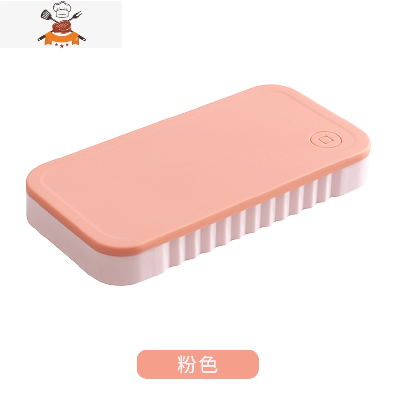 冻冰块器制冰模具家用硅胶冰格带盖冰箱制冰盒网红小冰块盒冰袋 敬平 创意硅胶铜钱造型冰格[粉色]