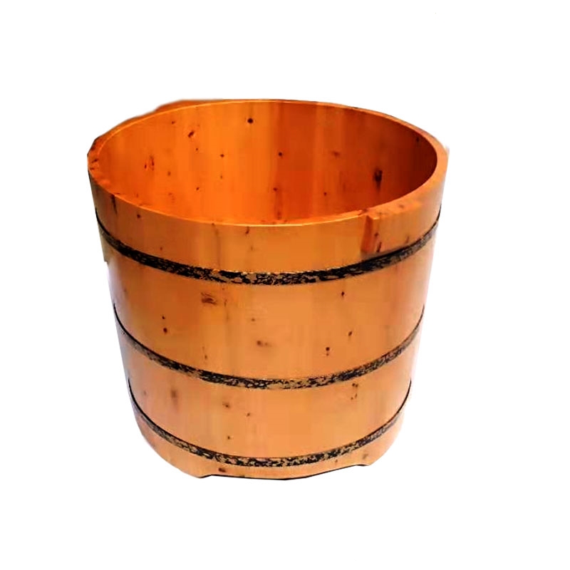 香柏木圆形木桶沐浴桶如华福禄成人泡澡桶实木洗澡桶儿童浴缸洗浴桶坐