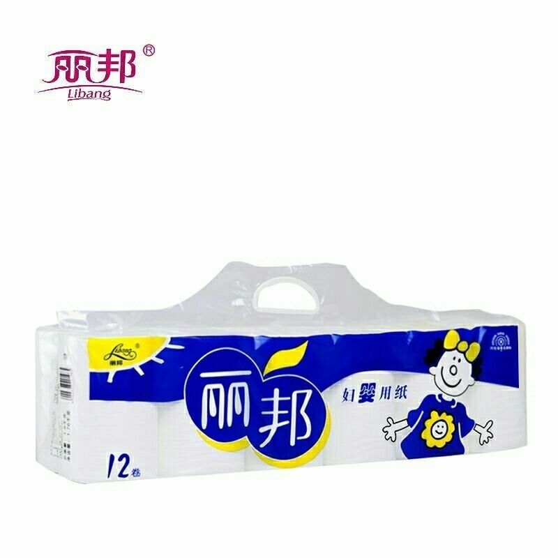 丽邦卷纸妇婴宝宝卫生纸中卷家庭装手纸厕纸|3提(10.8斤) 一提1800克3.6斤