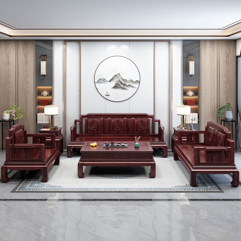 特价新品澳洲酸枝实木沙发组合新中式古典家用小户型仿古红木家具