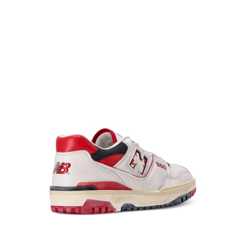 New Balance多彩皮革运动跑鞋男休闲百搭舒适潮牌硫化底橡胶底 sn高清大图