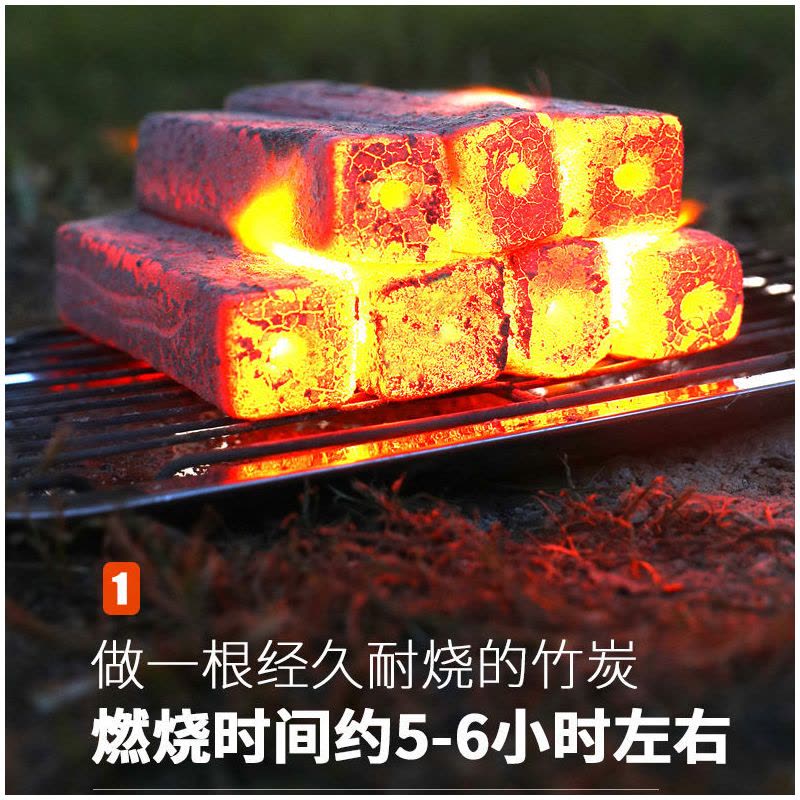 烧烤碳木炭家用竹炭无烟环保机制炭取暖碳烧烤炉高温耐烧|高温木炭[无烟易燃耐烧7-8小时] 10斤碳(无赠品)图片