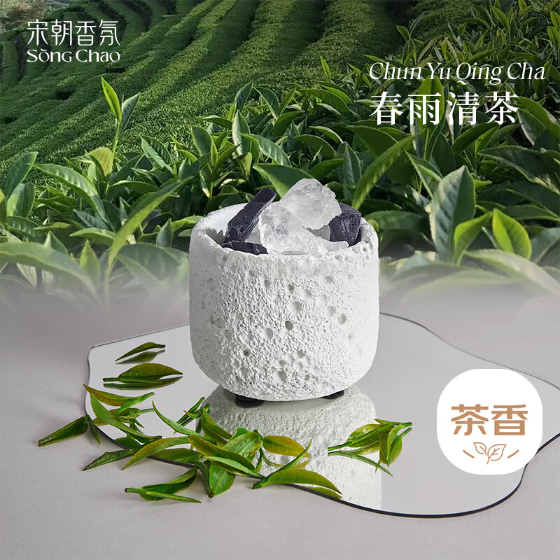 宋朝冷山系列扩香石香薰套装【春雨清茶】340g