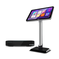 视易(eVideo)KTV点歌机 卡拉OK点唱机 K73 MAX+4T+21.5寸电容一套 含安装及线材