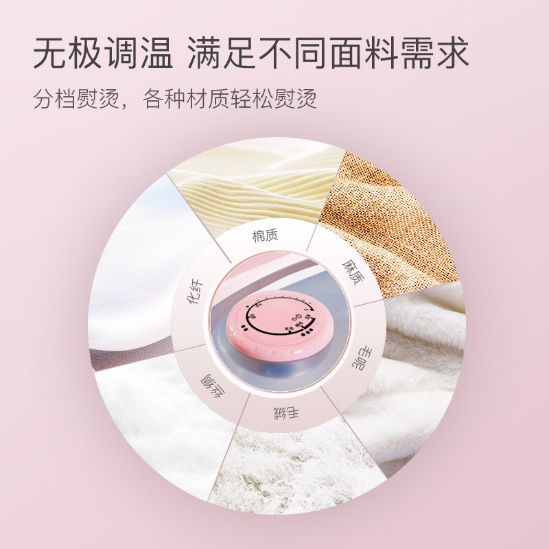 朗菲(lofans)蒸汽电熨斗YD-011P家用手持小型平烫挂烫机4档调温1600W大功率持续蒸汽