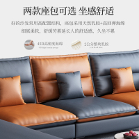 兰秀家居 意式极简布艺沙发客厅小户型整装大户型免洗科技布沙发贵妃组合