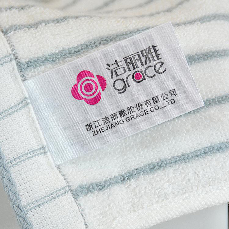 洁丽雅(grace) 6450纯棉毛巾 72*34cm 2条（EVA袋装）颜色随机 单位；套 （J）高清大图