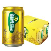 雪花啤酒(Snowbeer)六连包8度纯生 330ml*6听/组