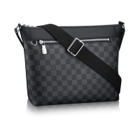 Louis Vuitton LV路易威登男包新款欧美时尚涂层帆布格纹男士单肩包斜跨包LV男包 N40003