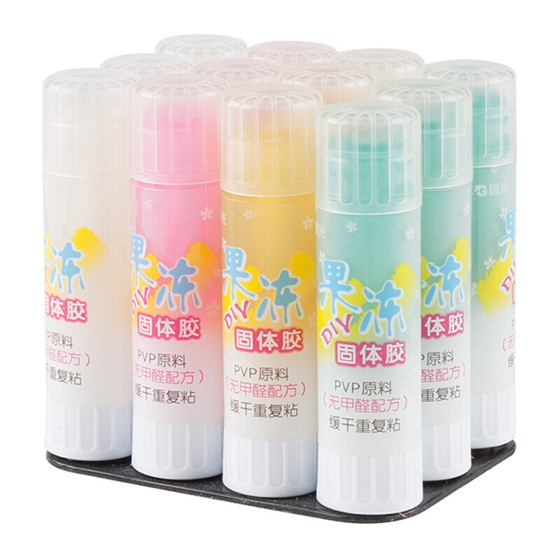 晨光(M&G) ASG97168 手工果冻固体胶棒胶水21g 12支装