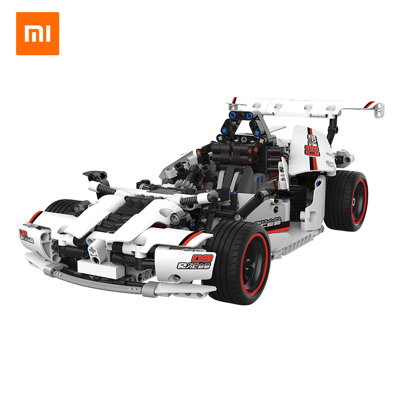 小米 儿童玩具 积木 3D立体图纸 赛车造型 精准操控 公路赛车 智能积木公路赛车电动赛车遥控