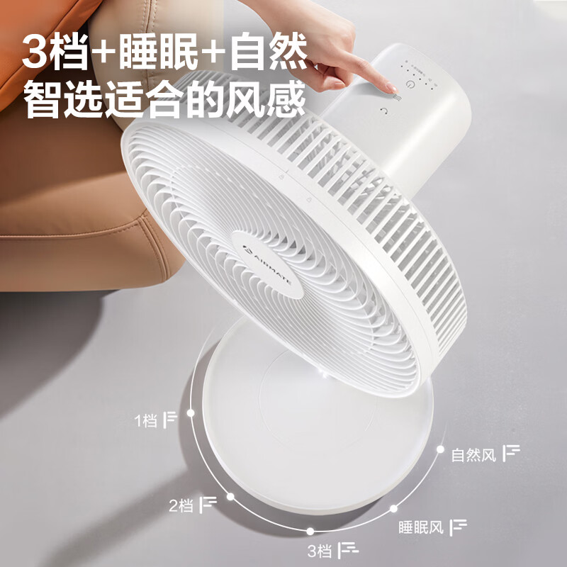 艾美特 立式遥控落地扇 家电电器客厅用 FS30143R高清大图