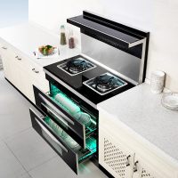 索太(SOTAI)S8集成灶一体灶家用大吸力烟机灶具消毒柜一体节能环保灶侧吸下排厨房消毒柜烟机 液化气
