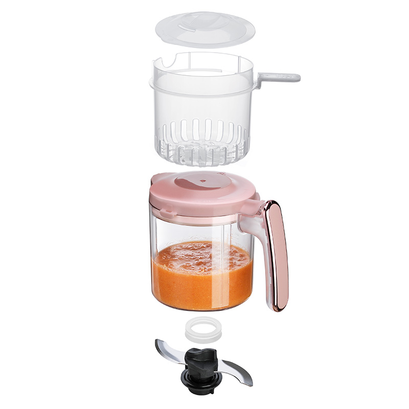 海尔(Haier )家用多功能婴儿辅食机 婴儿辅食料理机 电动食物研磨器料理机 蒸煮搅拌一体机 HBB-I0201高清大图