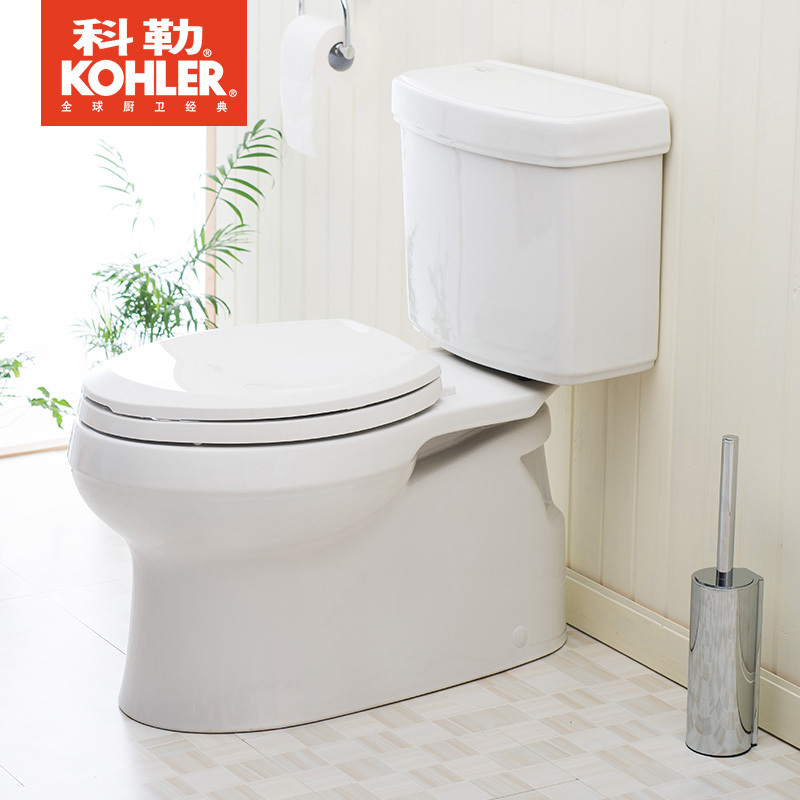 科勒KOHLER马桶 皮诺五级旋风绿能分体座便器 静音缓降坐便器K-7784T智能盖板8297