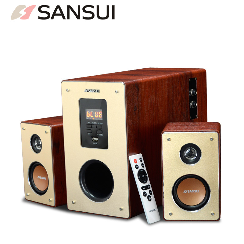 山水(SANSUI)GS-6000(81C)台式电脑K歌电视音响低音炮USB播放蓝牙音箱带遥控器山水(SANSUI)G