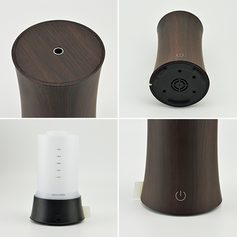小型精油专用香薰机加湿器时光旧巷超声波香氛仪家用卧室超细雾适用多特瑞 神秘木纹灰
