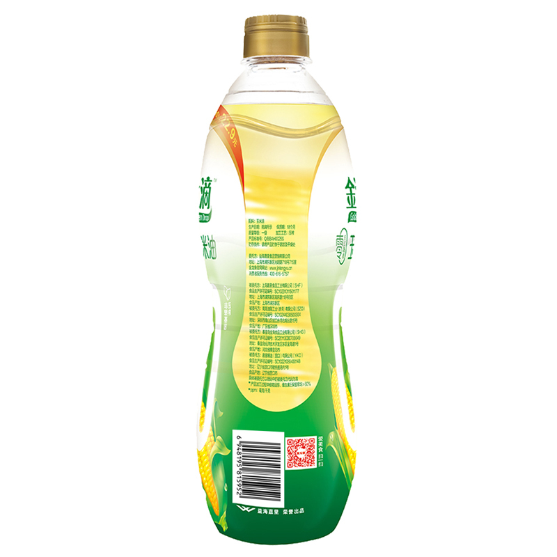 金龙鱼金滴零反式脂肪玉米油900ml