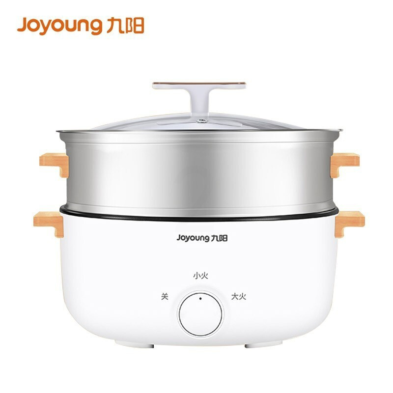 九阳(Joyoung)电蒸锅5L蒸笼大容量电热锅 可拆锅体易清洗电煮锅 家用食品级不锈钢电火锅