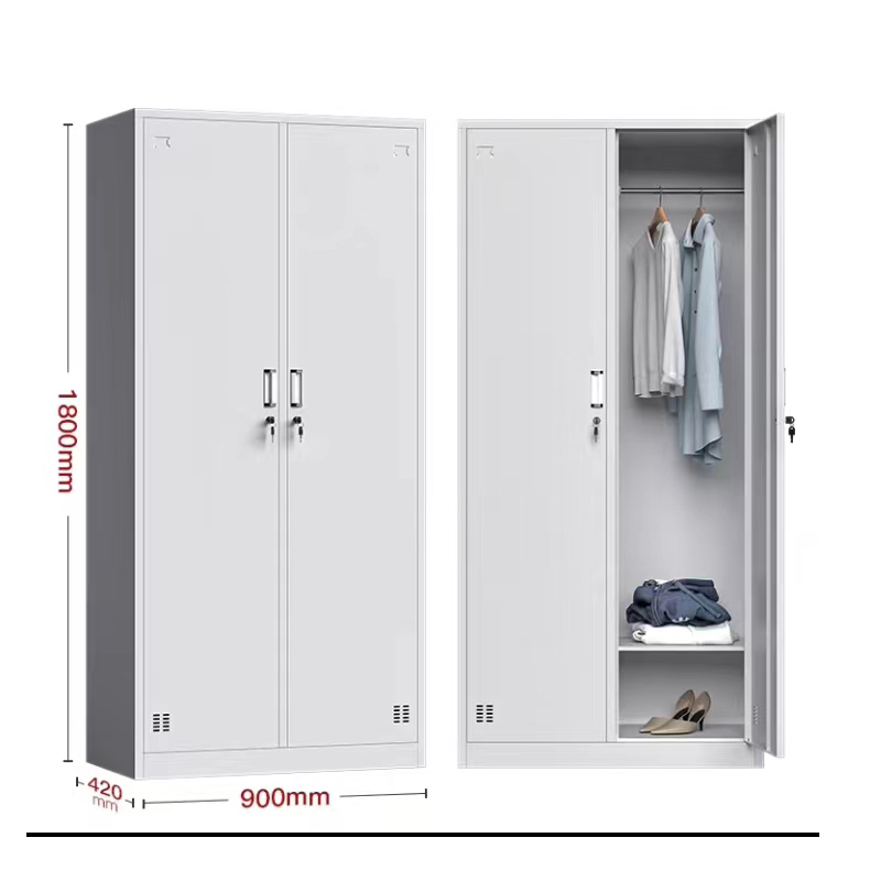 繁石榴T1003款2门型号办公室更衣柜高清大图