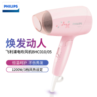 飞利浦（PHILIPS） 吹风机 BHC010/05 家用电吹风 大功率可折叠 冷热风恒温护发多档调节 HP8120同款