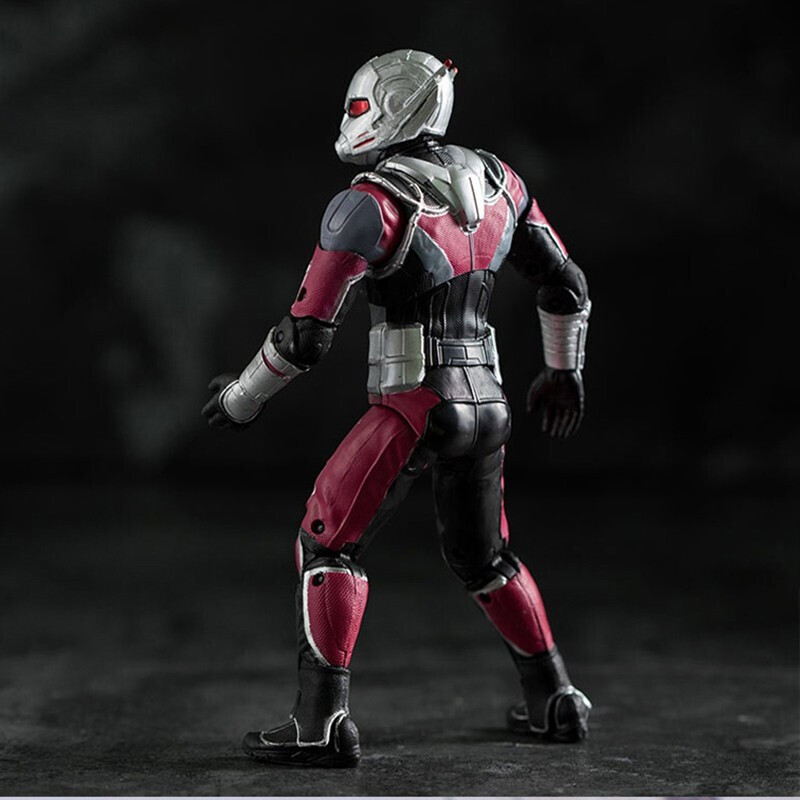 中动玩具1901067寸蚁人漫威手办复仇者联盟关节可动手办玩具支架款