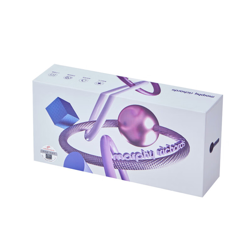 摩飞健发按摩梳红蓝光波震动舒缓按摩器长柄梳按摩头皮按摩器 MR3128高清大图