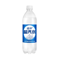 延中 盐汽水600ml*4瓶装 碳酸饮料饮品咸味汽水