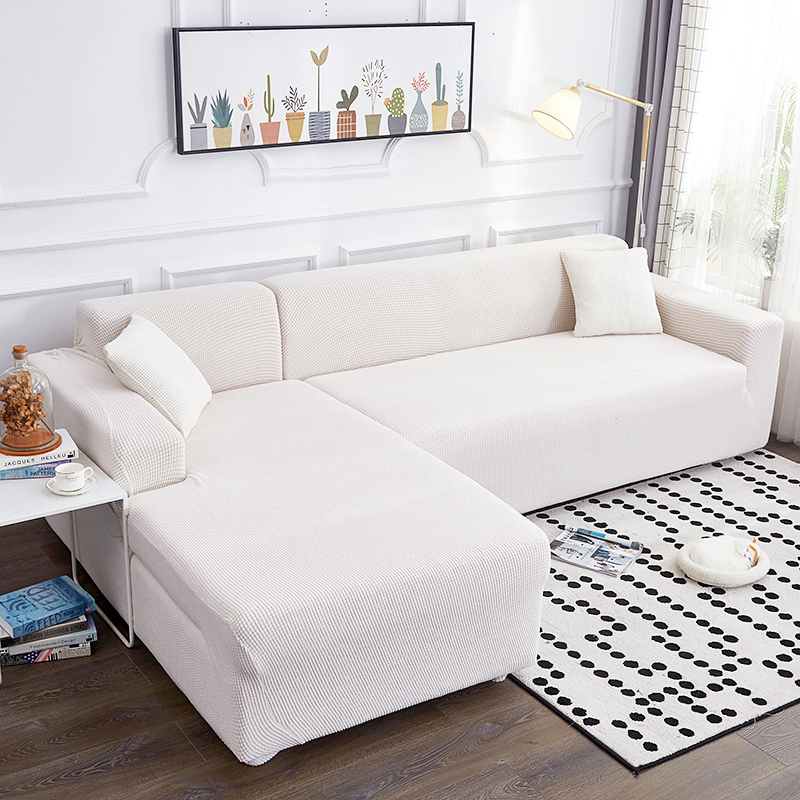 懒人沙发套全包卍能全盖沙发罩四季通用皮沙发垫巾简约 青石蓝 组合套装[四人长235-300cm+四人长235-300cm高清大图