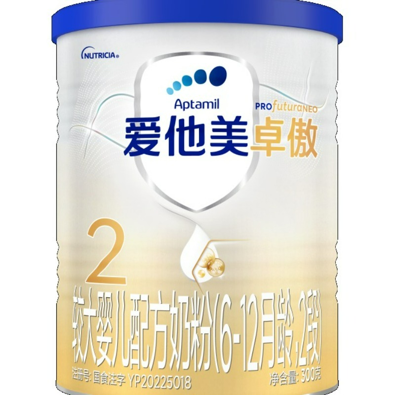 爱他美卓傲2段300g克*1罐 婴儿配方奶粉(卓萃2段新国标)